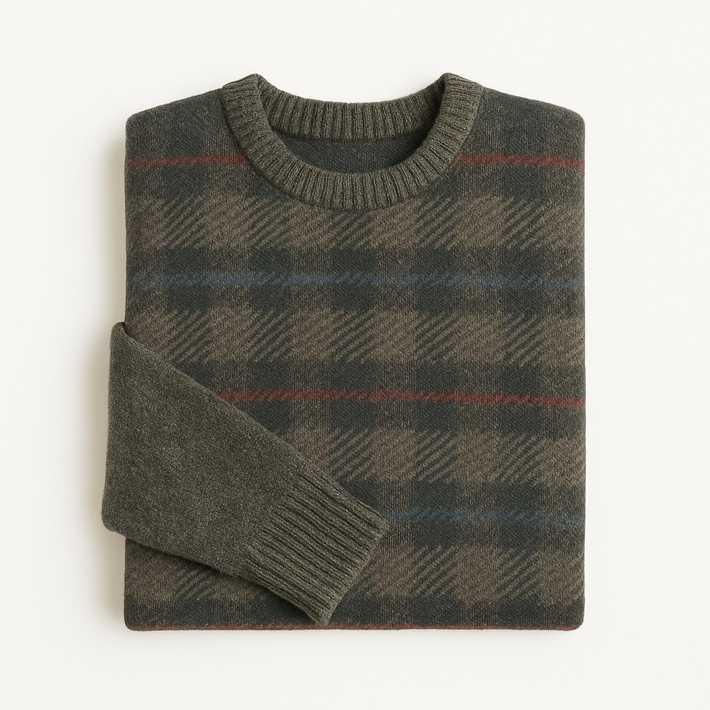 Vintage Billy Kelly 100% Shetland Wool Crew Neck Sweater